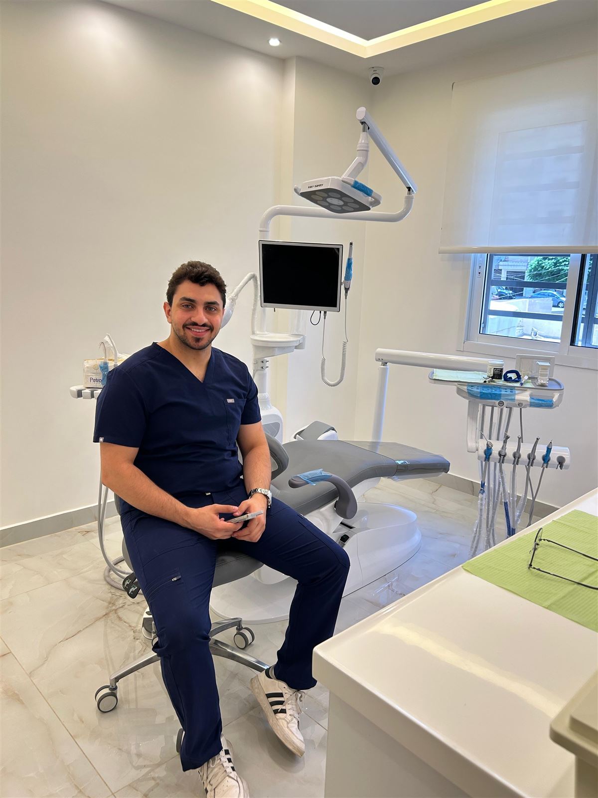 Dr. Farouk Chakas in his clinic
